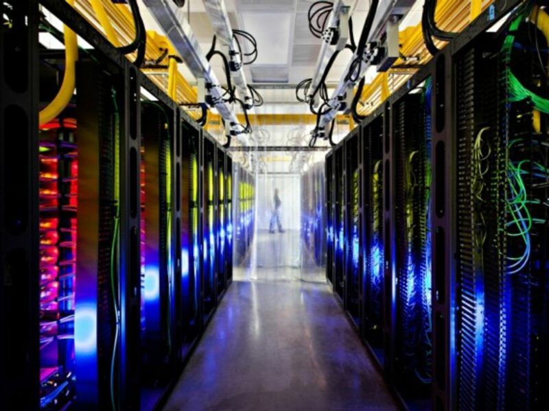 Inside one of Google's data centers in Iowa