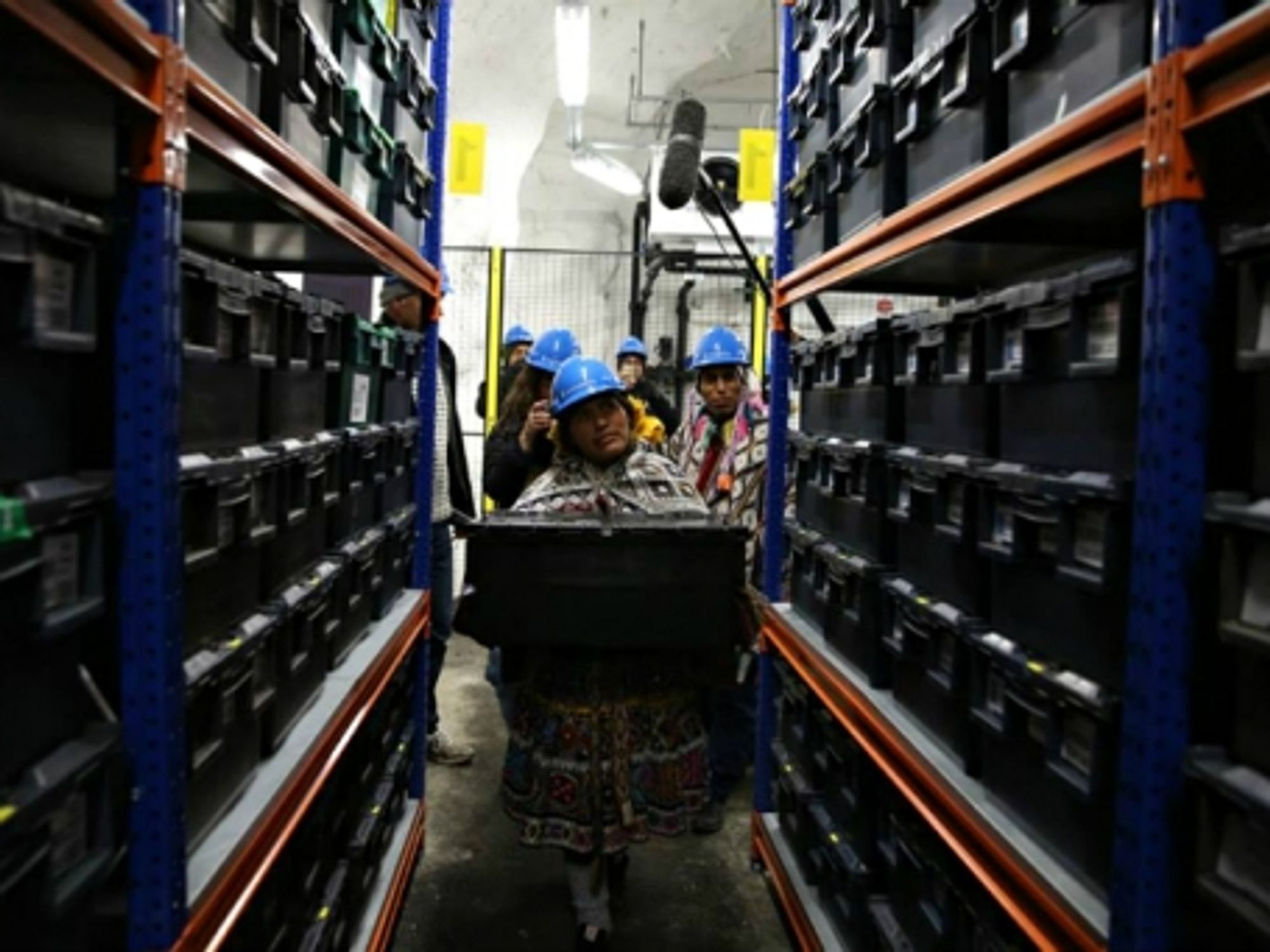 Inside the Norwegian seed vault