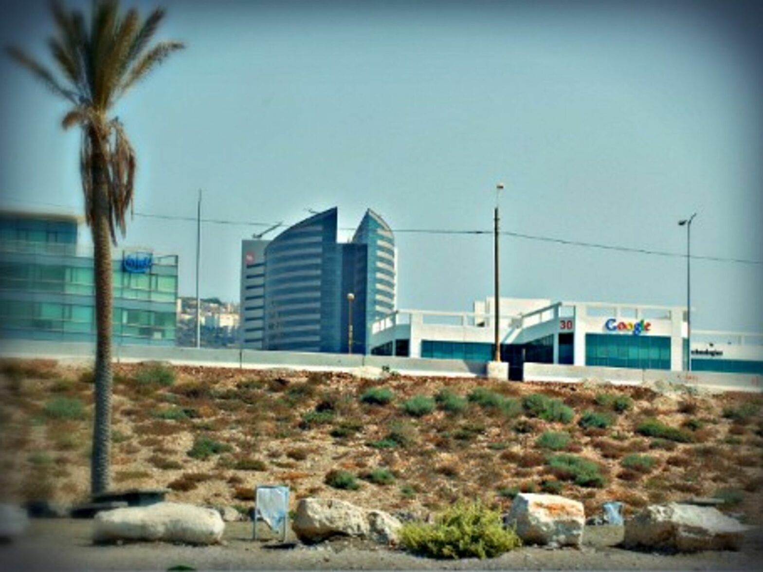 Intel and Google buildings in Haifa