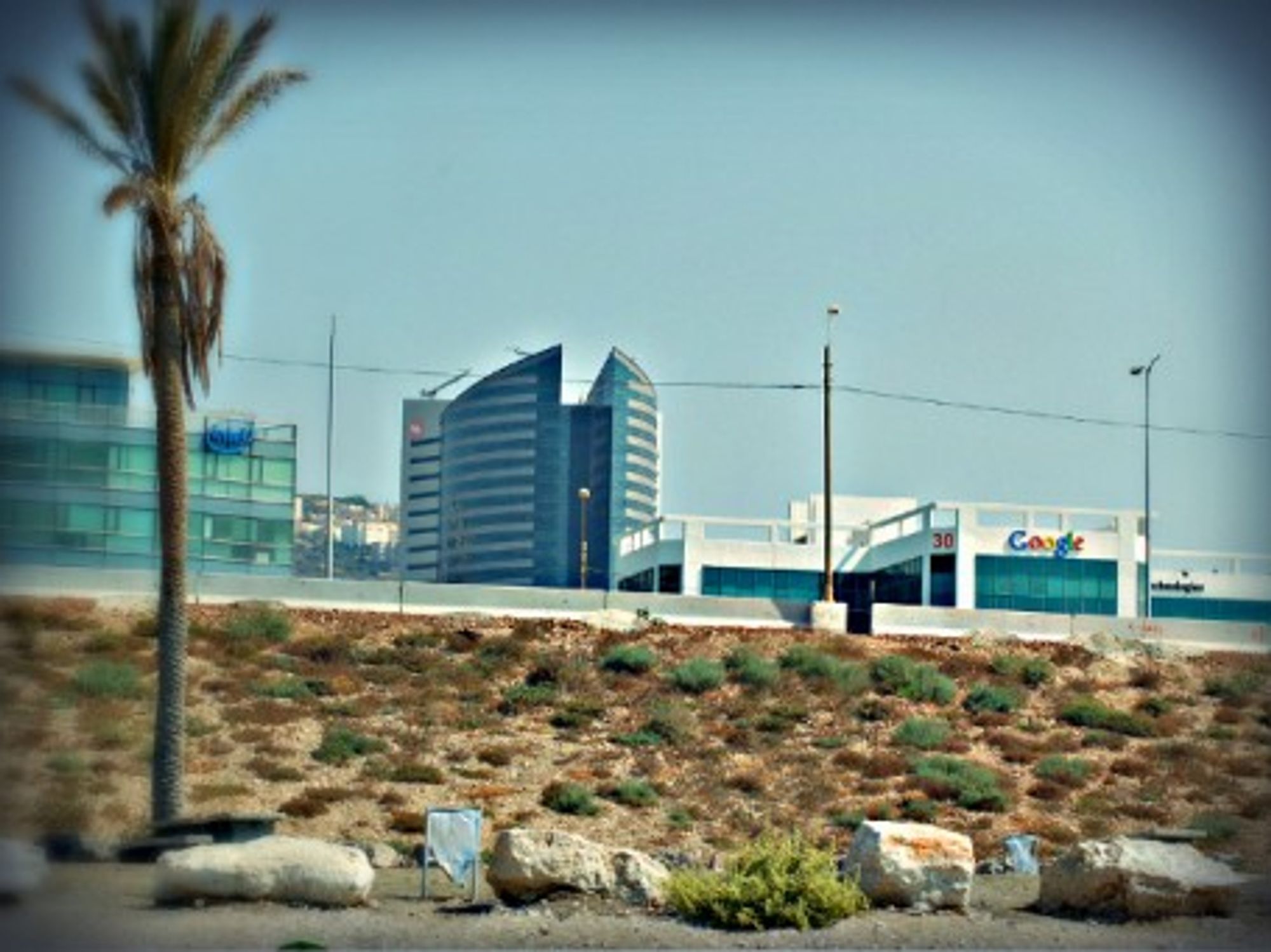 Intel and Google buildings in Haifa