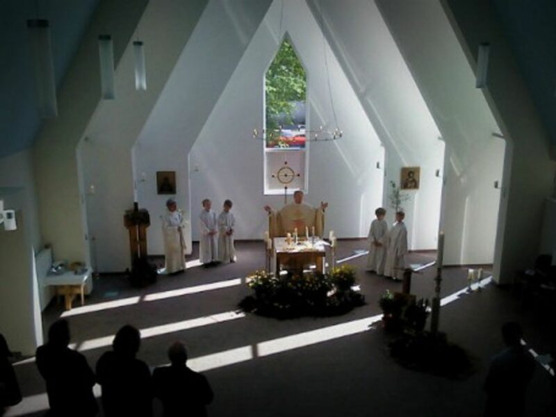 Interior of a church in Germany