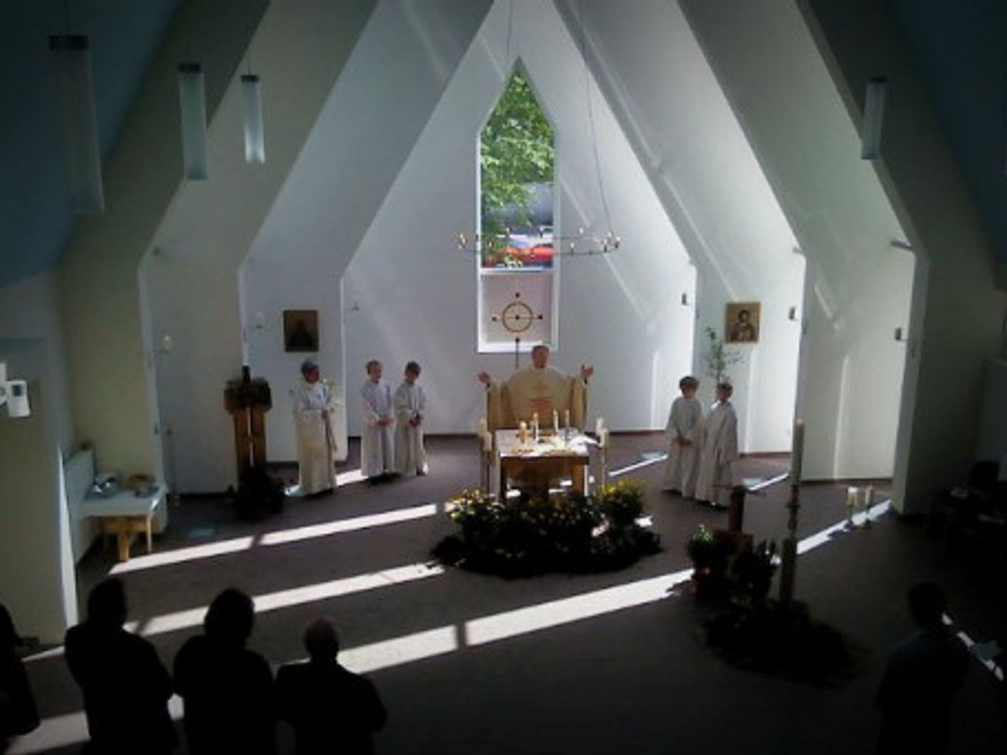 Interior of a church in Germany