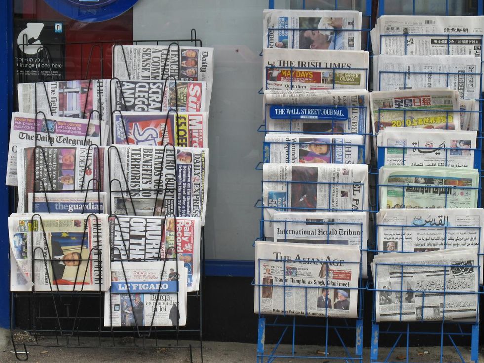 International newspapers UK