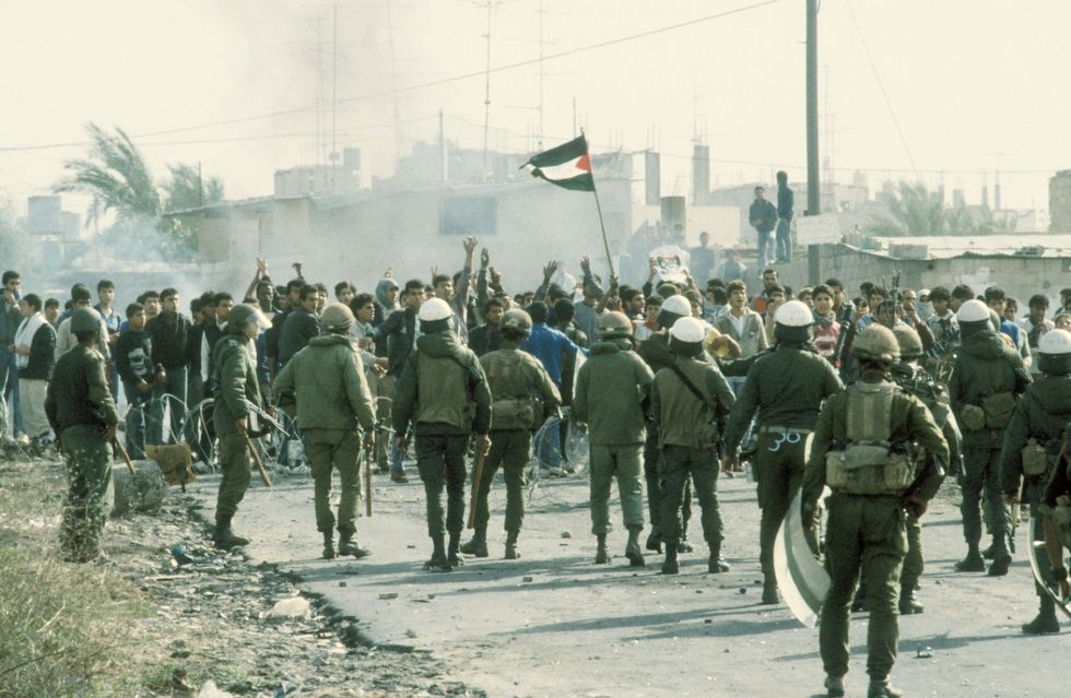 Intifada in Gaza.