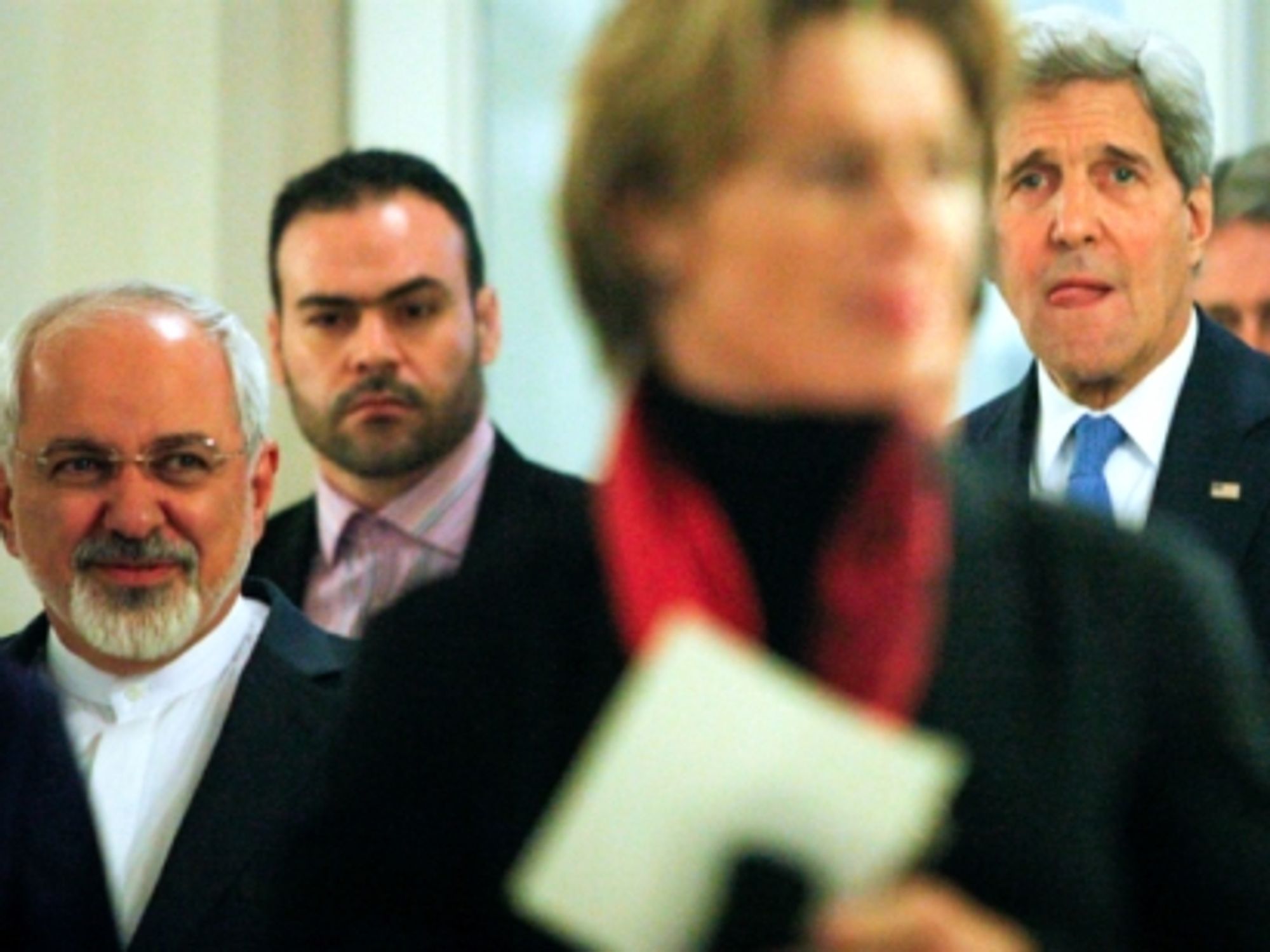 Iranian Foreign Minister Mohammad Javad Zarif and U.S. Secretary of State John Kerry in Nov. 2014.