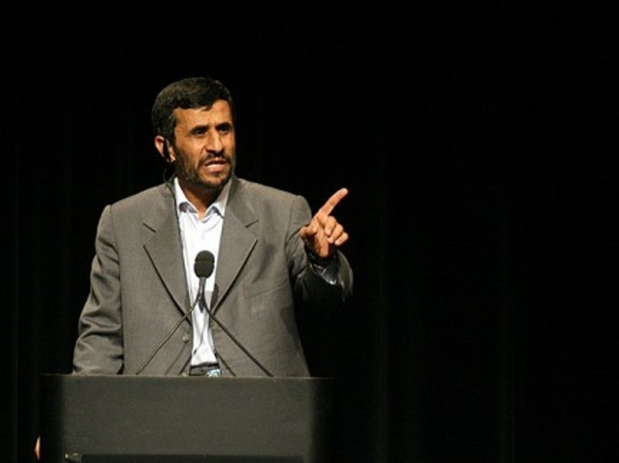 Iranian President Mahmoud Ahmadinejad