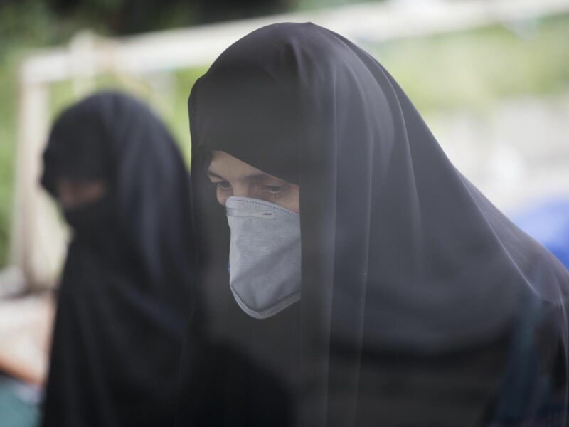 Iranian woman wearing a headscarf​