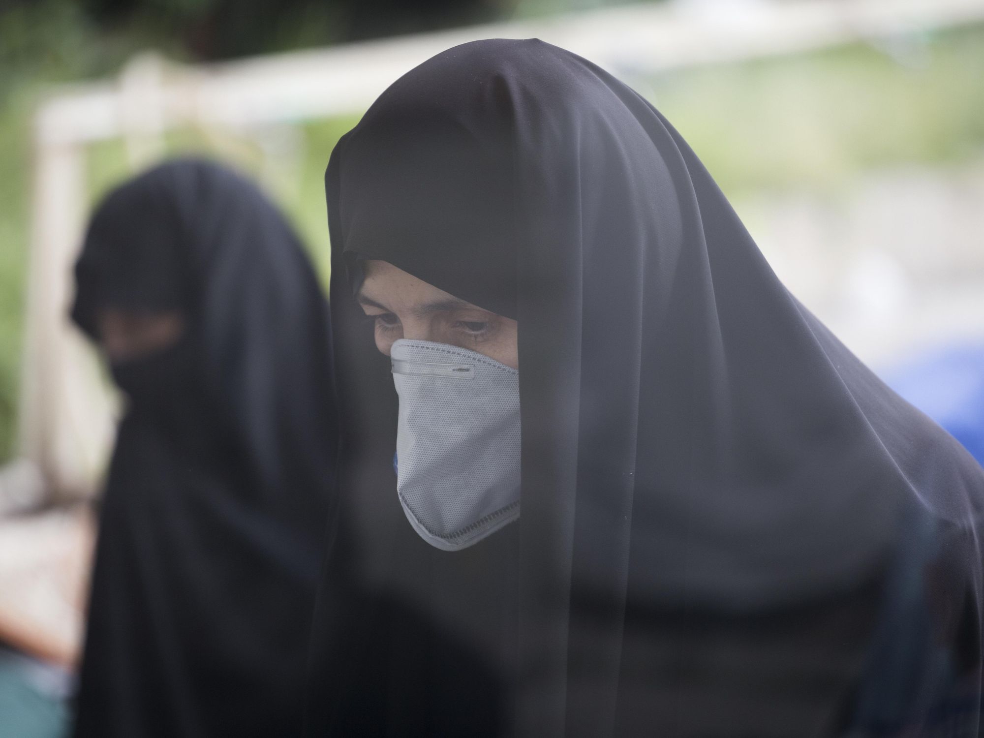 Iranian woman wearing a headscarf​