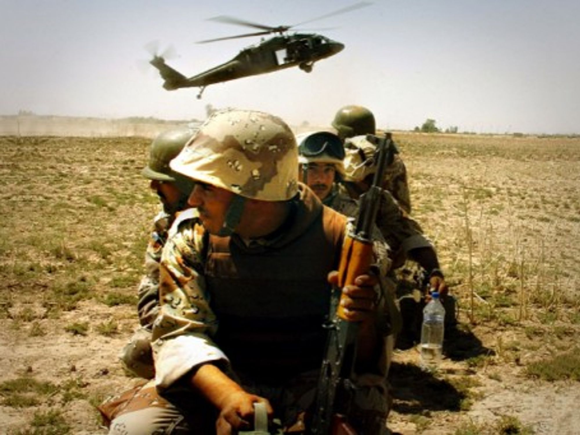 Iraqi army soldiers in 2007.