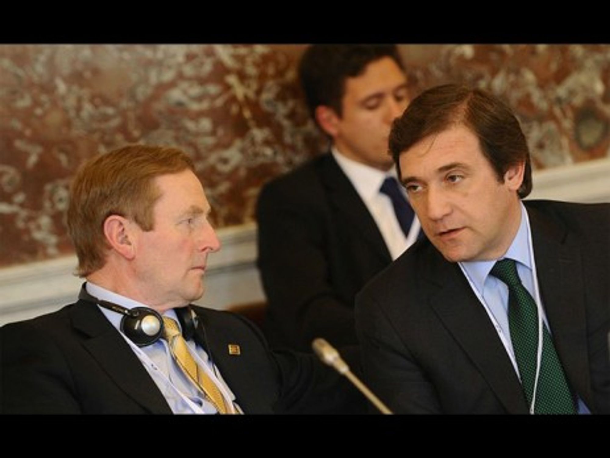 Ireland's Enda Kenny and Portugal's Pedro Passos Coelho at the EPP Summit in March 2012 (EPP)
