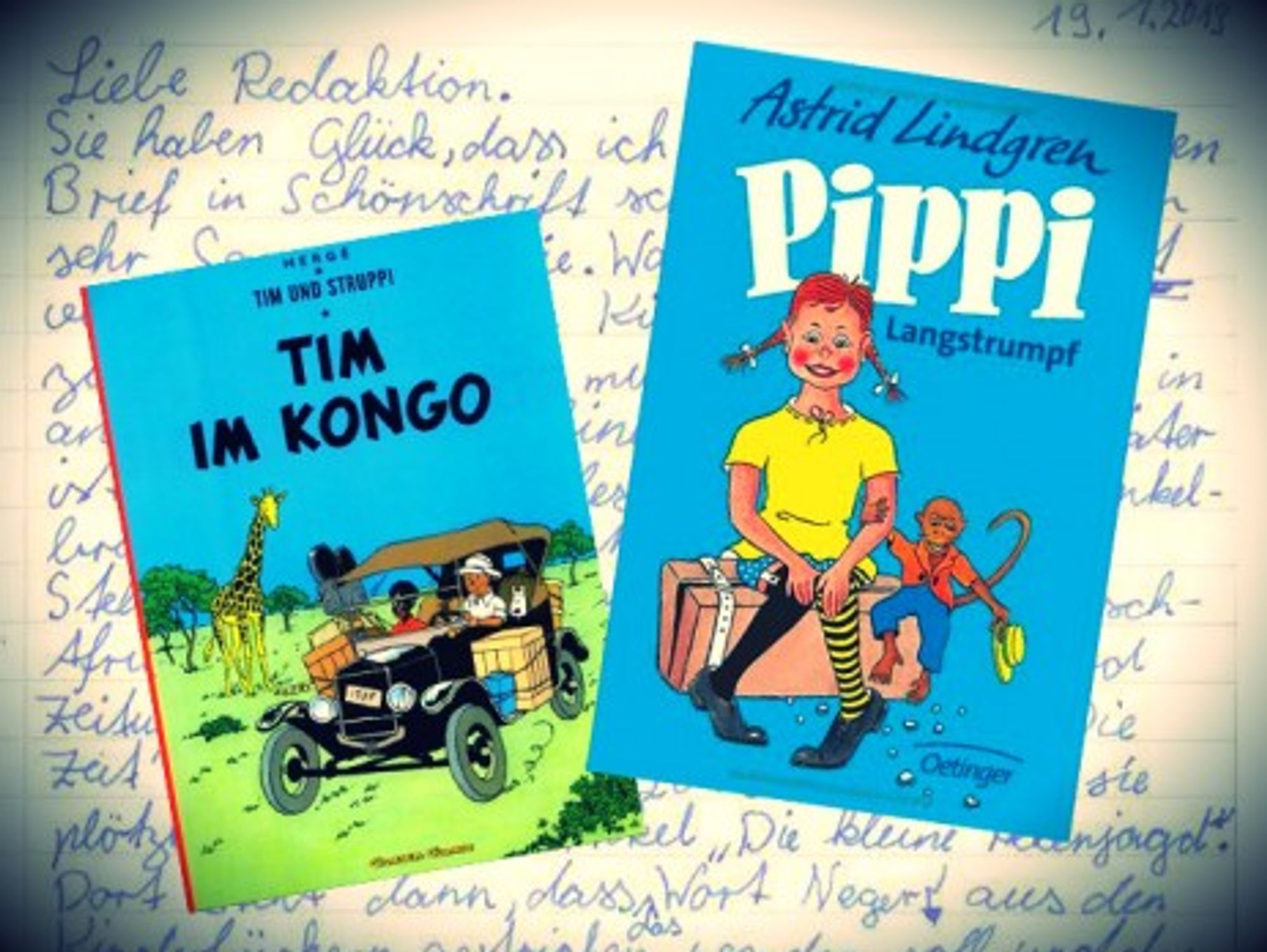 Ishema Kane's letter and German versions of controversial "Tintin in the Congo" and "Pippi Longstocking"
