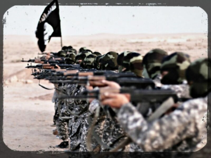 ISIS fighters train in Raqqa in November