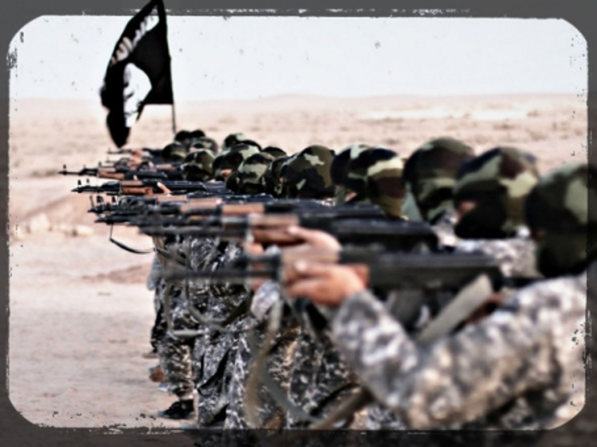 ISIS fighters train in Raqqa in November