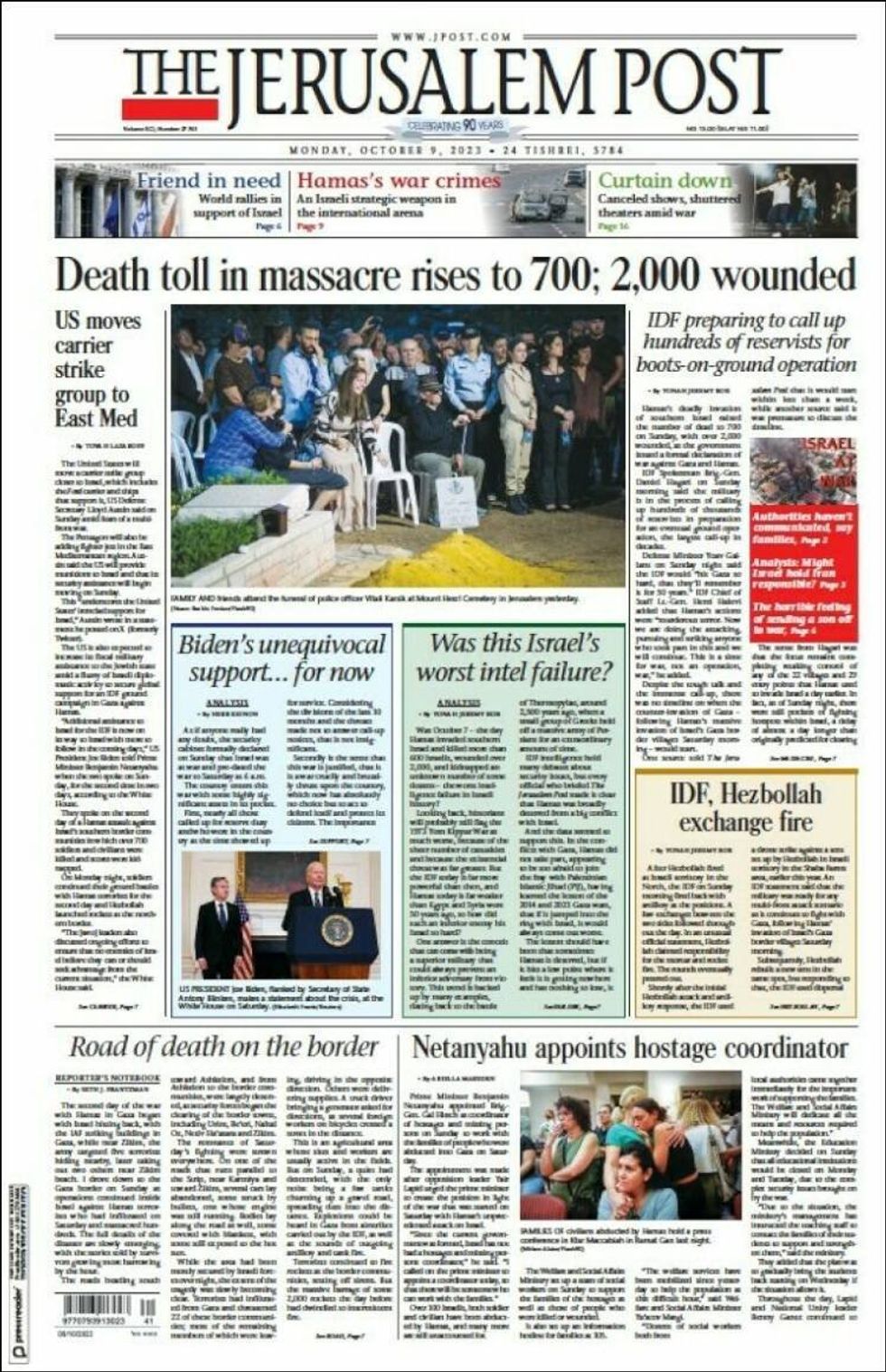 ISRAEL — The Jerusalem Post