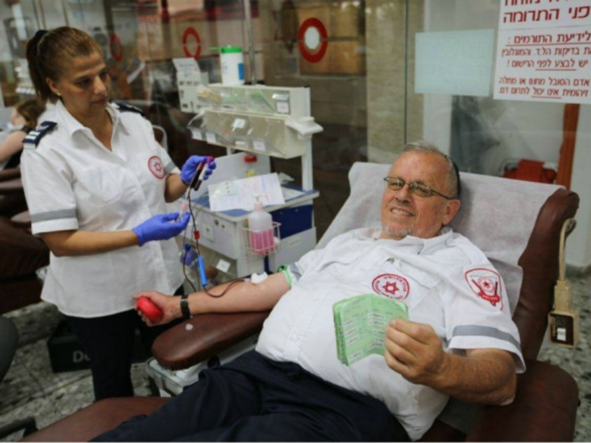 Israel’s Vital New Defense Weapon: An Underground Blood Bank