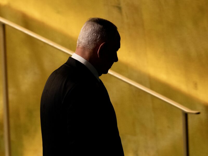 Israeli Prime minister Benjamin Netanyahu at the 79th UN General Assembly in New York.