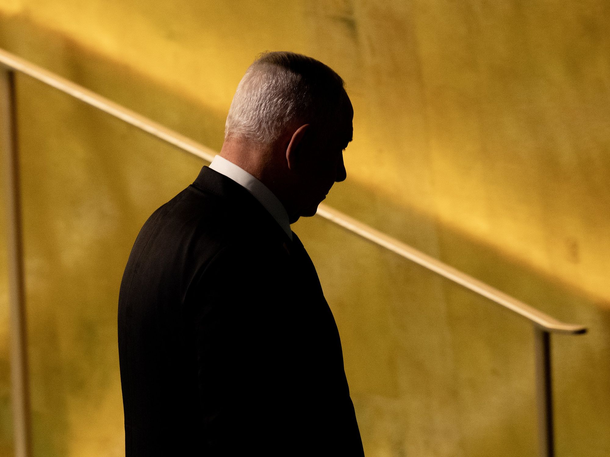 Israeli Prime minister Benjamin Netanyahu at the 79th UN General Assembly in New York.