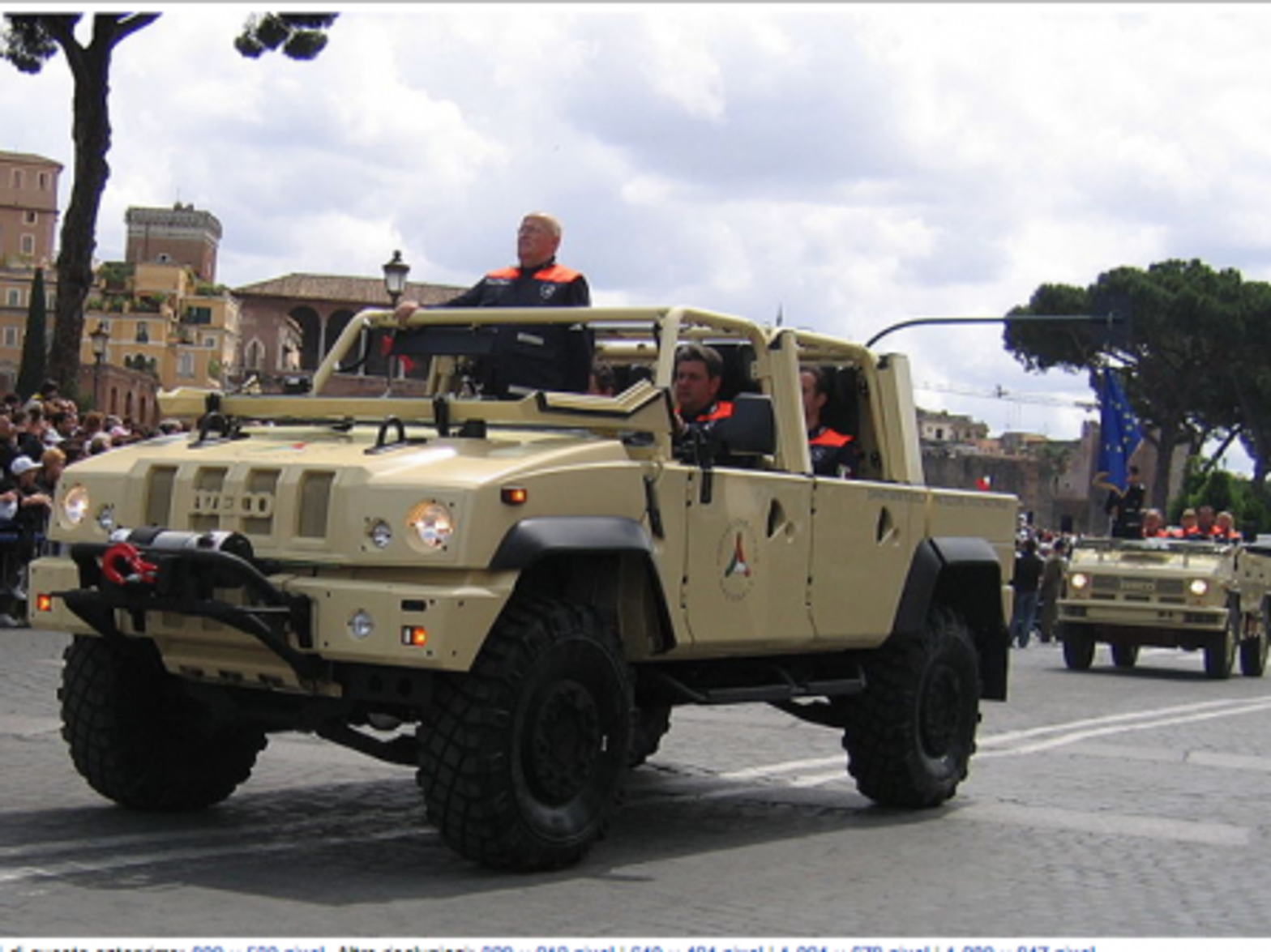 Italian-built Iveco LMV is on Russia's radar (Wikipedia)