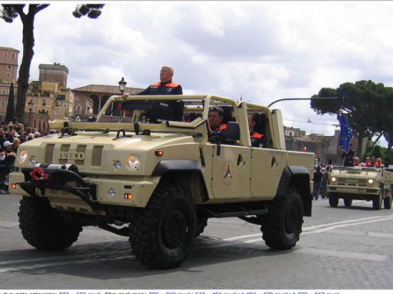 Italian-built Iveco LMV is on Russia's radar (Wikipedia)