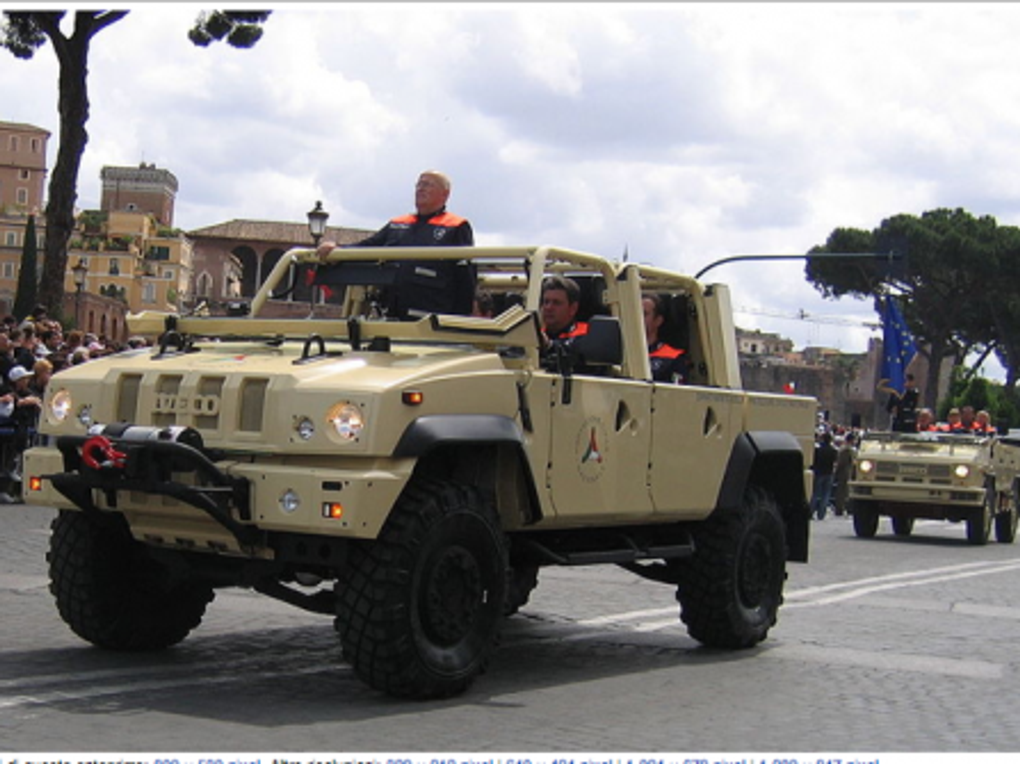 Italian-built Iveco LMV is on Russia's radar (Wikipedia)