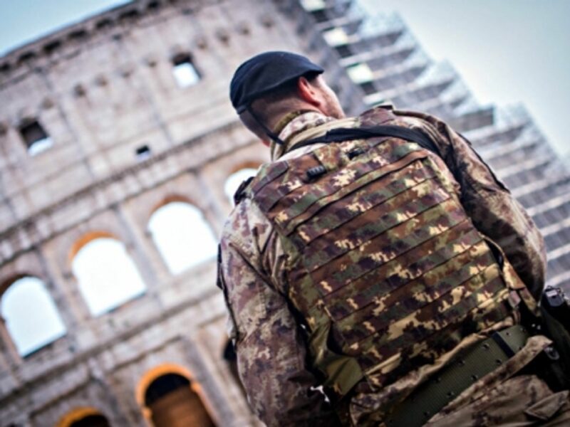 Italian military on high alert in Rome