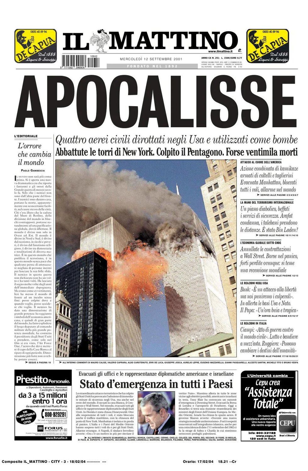 Italy - Il Mattino