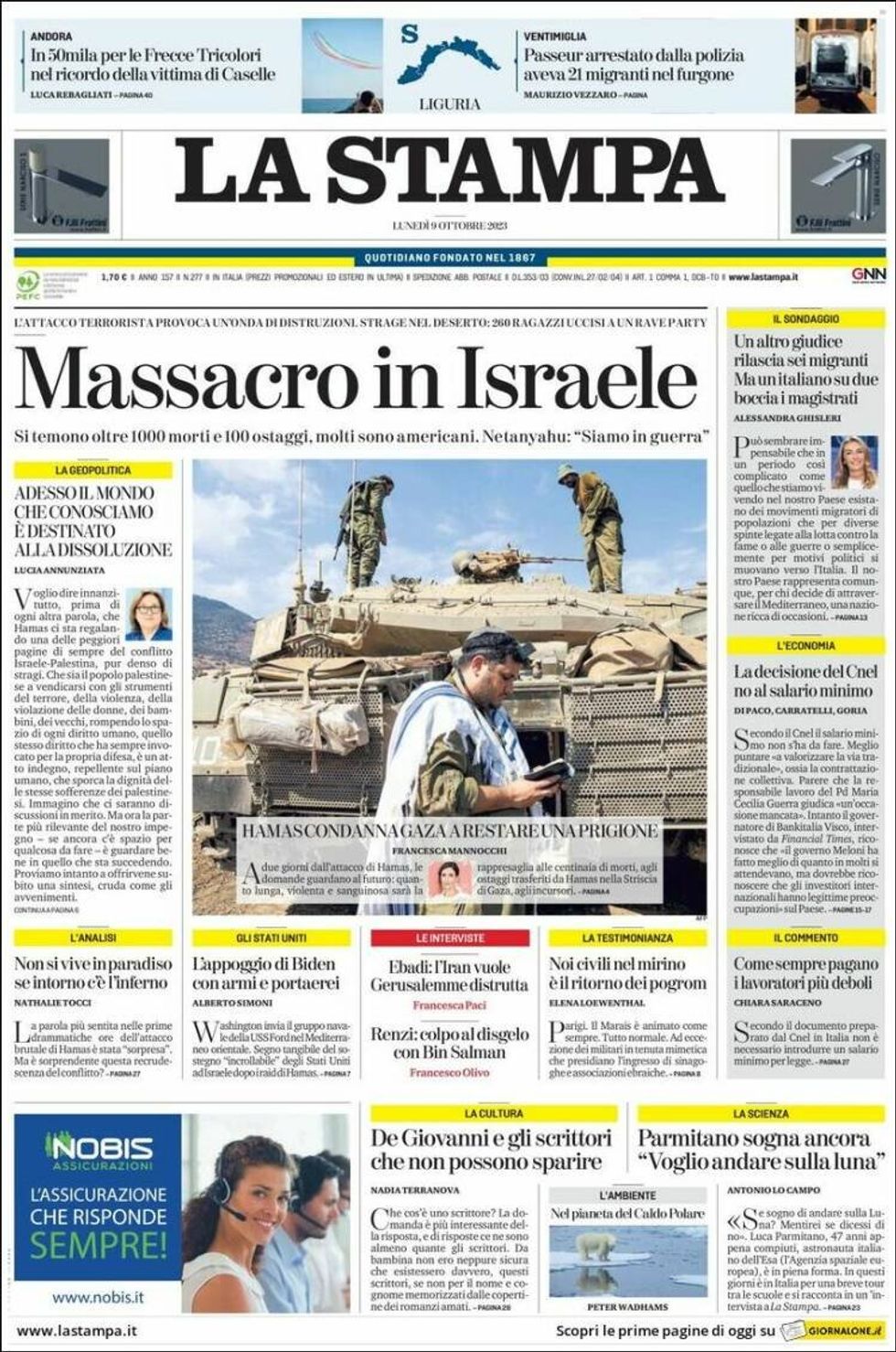 ITALY — La Stampa