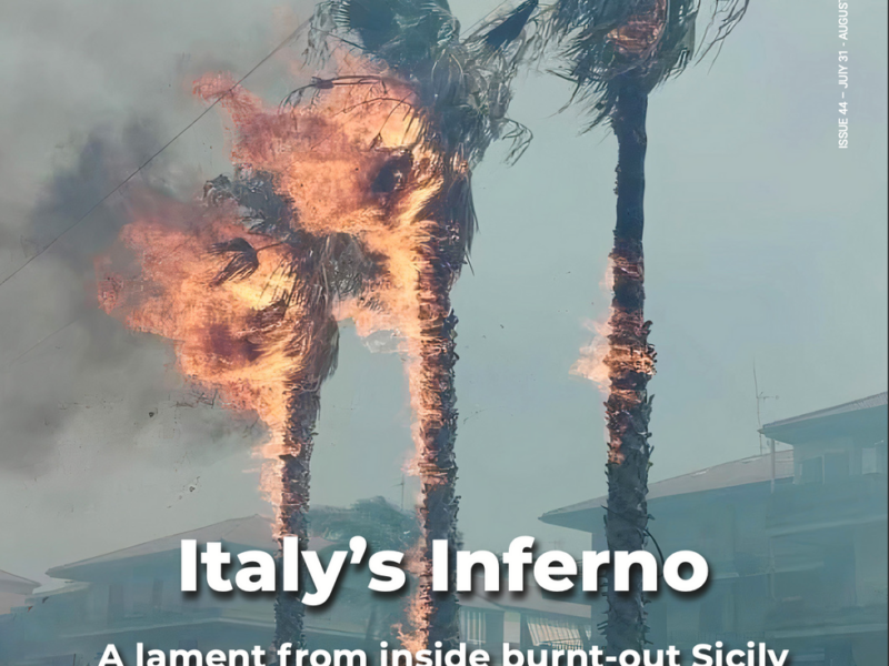Italy's Inferno, A Lament From Inside Burnt-Out Sicily