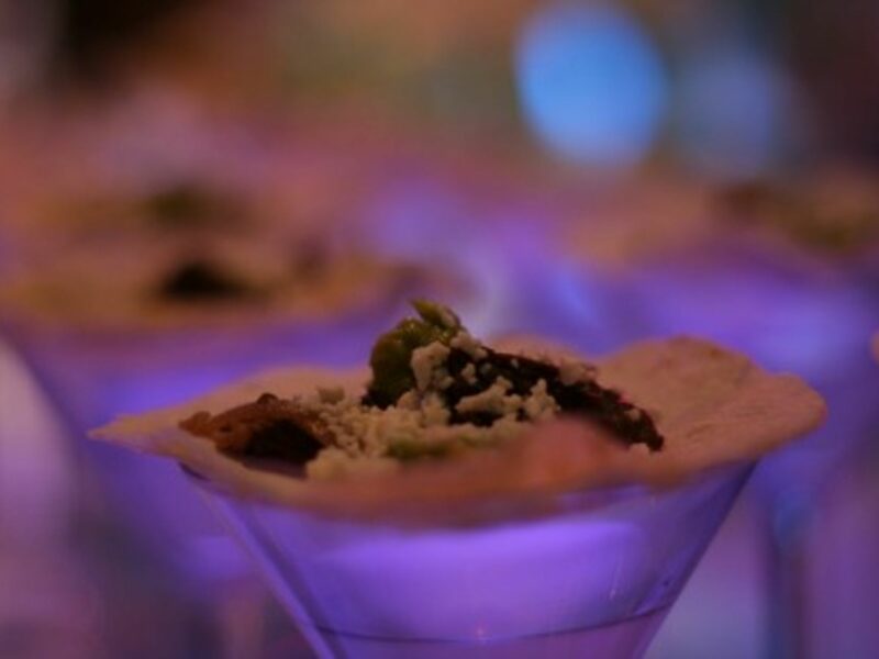 It's all about the presentation! A dish from the 2007 Food Network Awards Party
