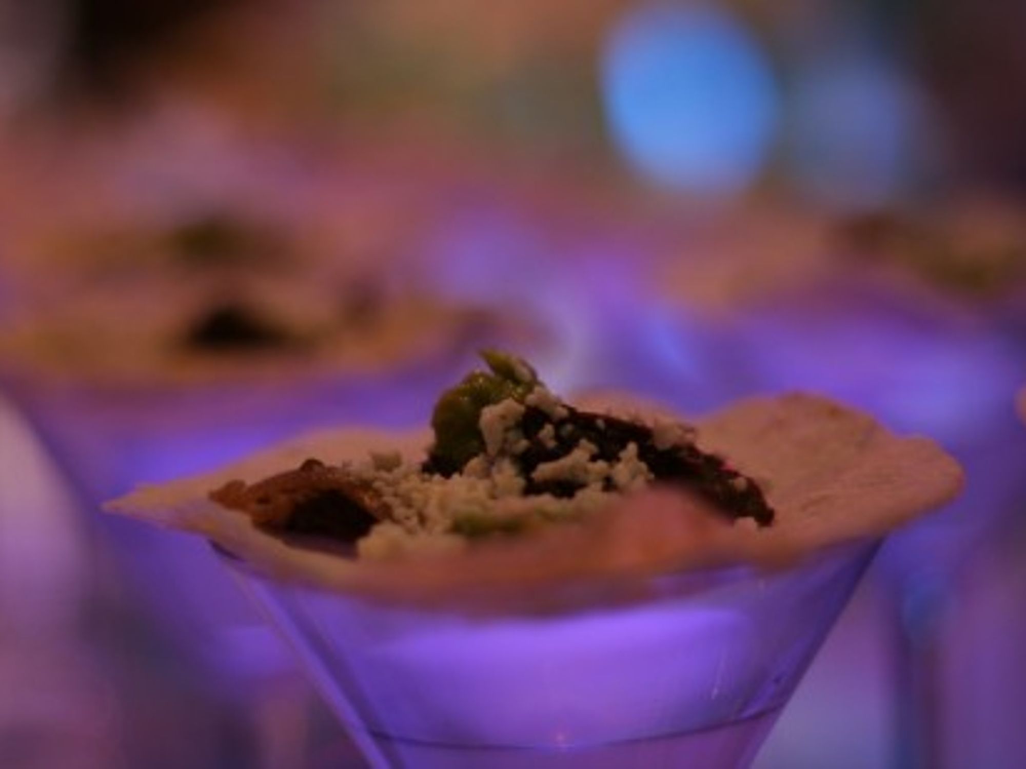 It's all about the presentation! A dish from the 2007 Food Network Awards Party