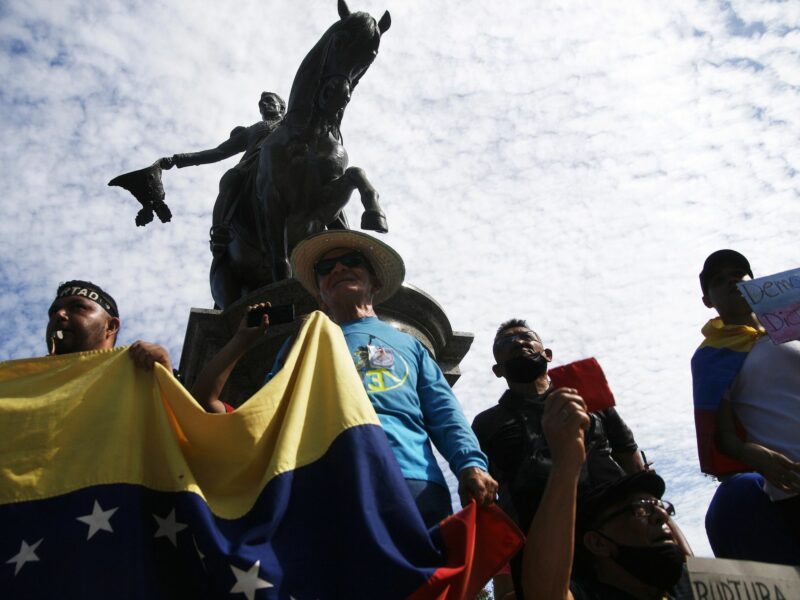 January 23, 2023, Maracaibo, Venezuela: Thousands of Venezuelans join to protest against the government of Nicolas Maduro to demand salary increases and celebrate the anniversary of the end of the dictatorship