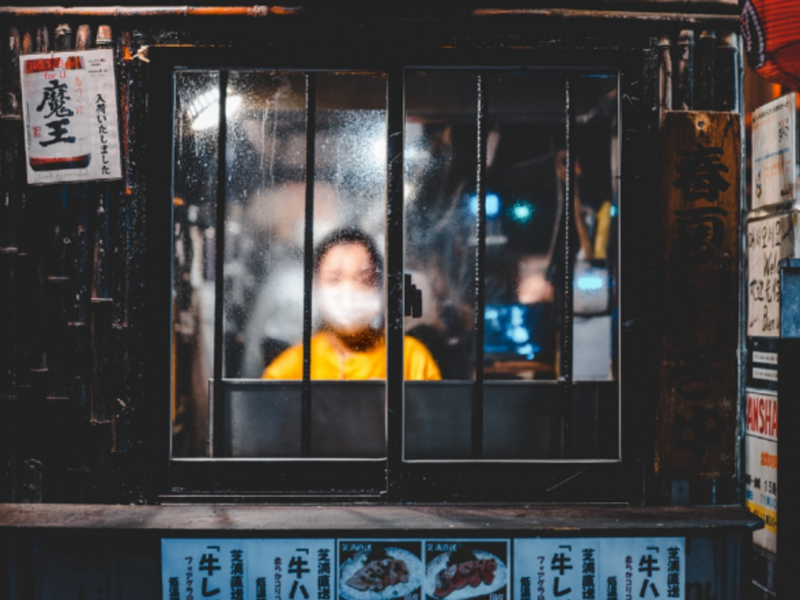 Japan has asked its population to stay away from closed and crowded spaces