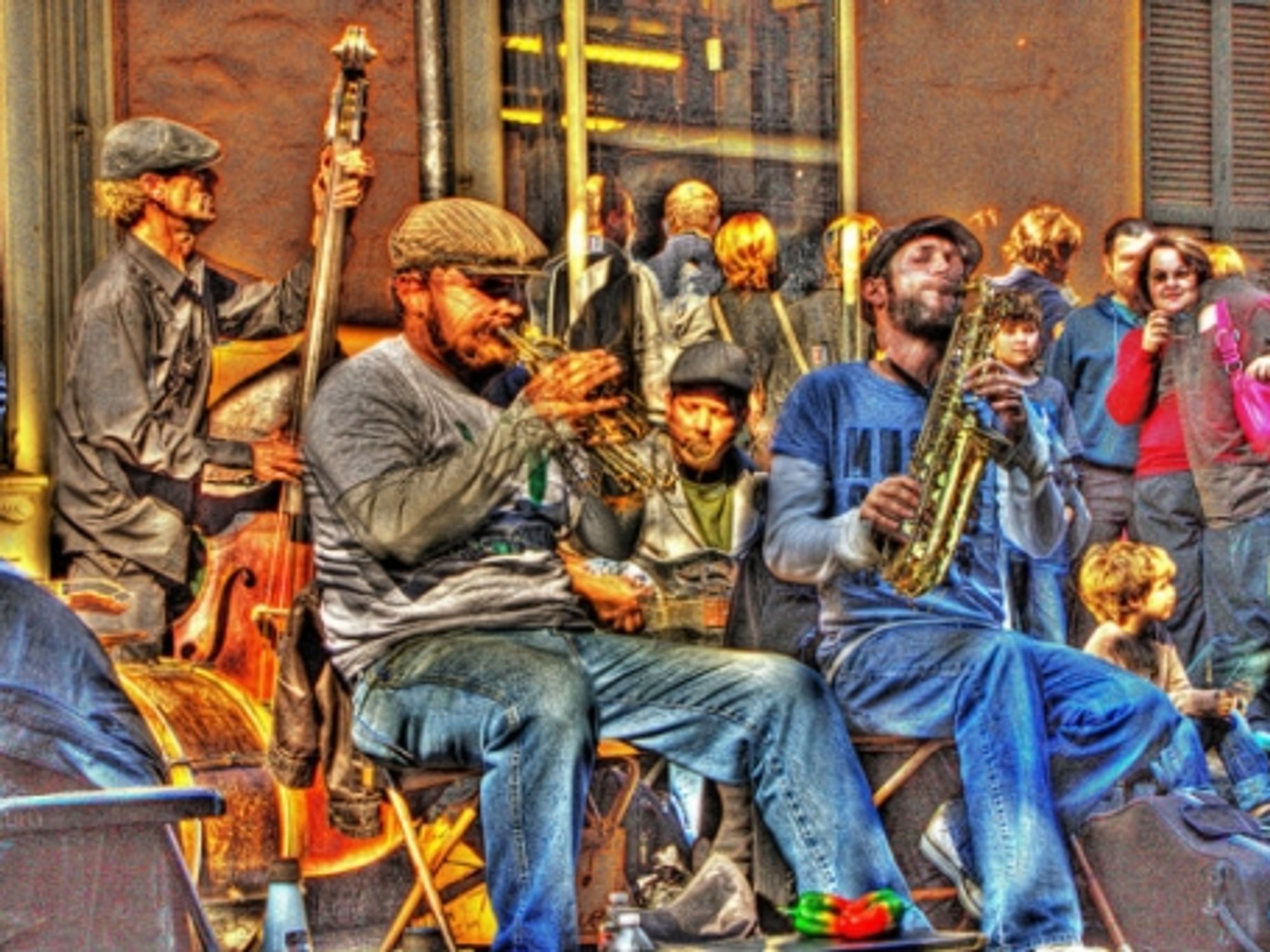 Jazz band in New Orleans