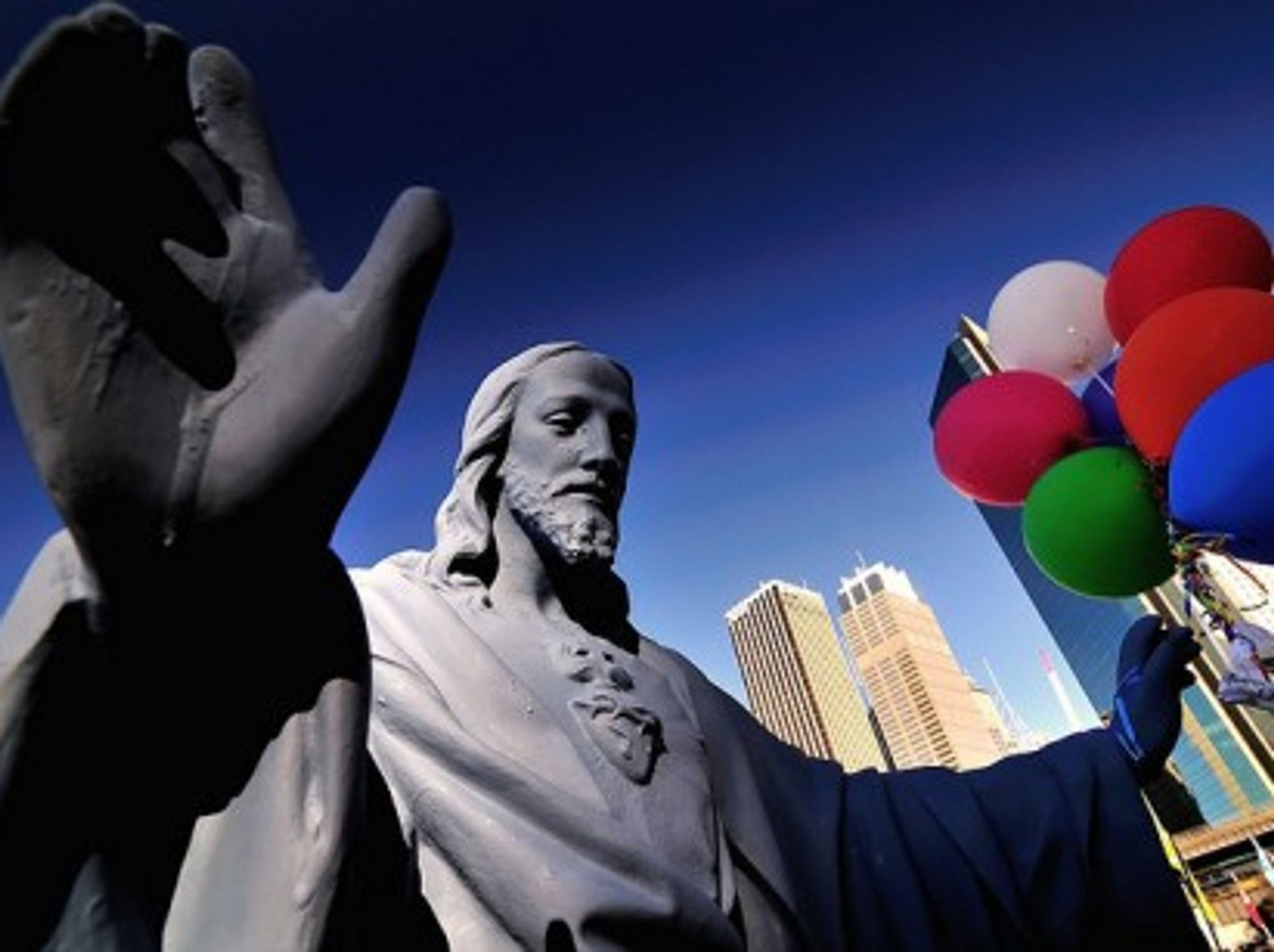 Jesus and a handful of rubber devices
