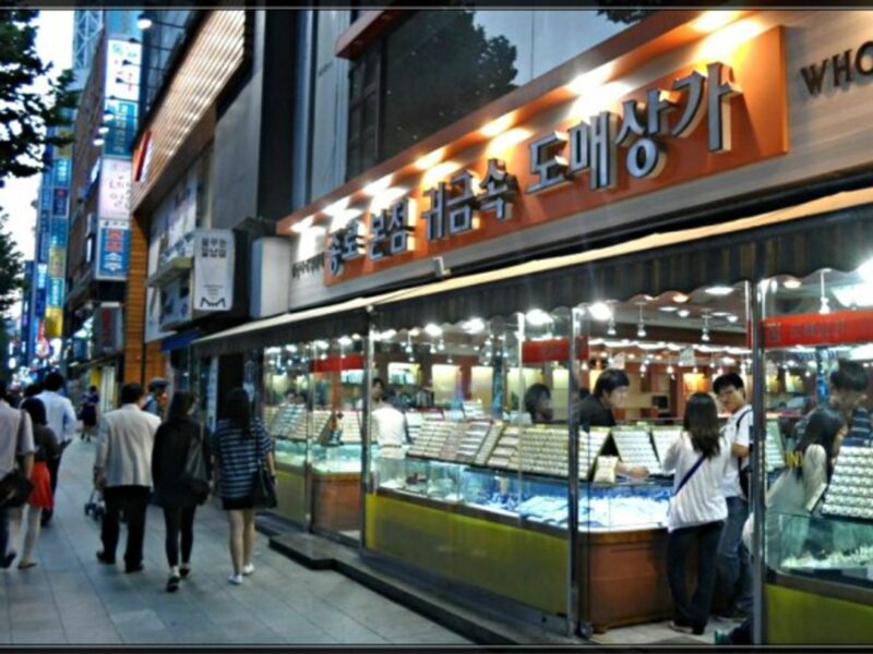 Jewelry district in Seoul