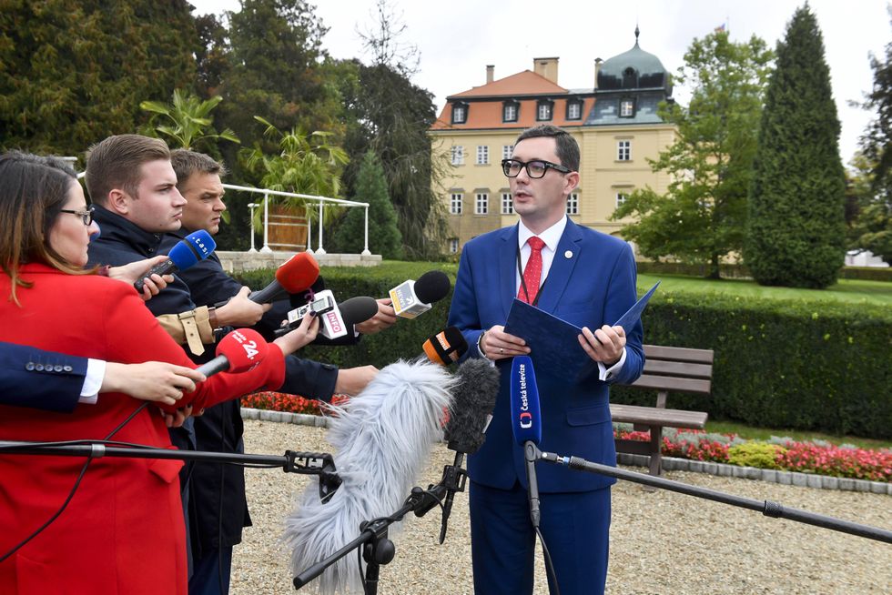 Jiří Ovčáček, press spokesman for Czech President