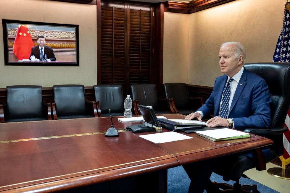 Joe Biden and Xi Jinping have a virtual meeting