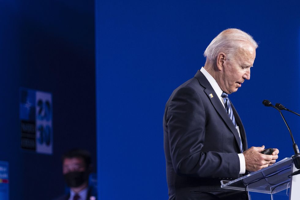 Joe Biden at the 2021 NATO Summit in Brussels