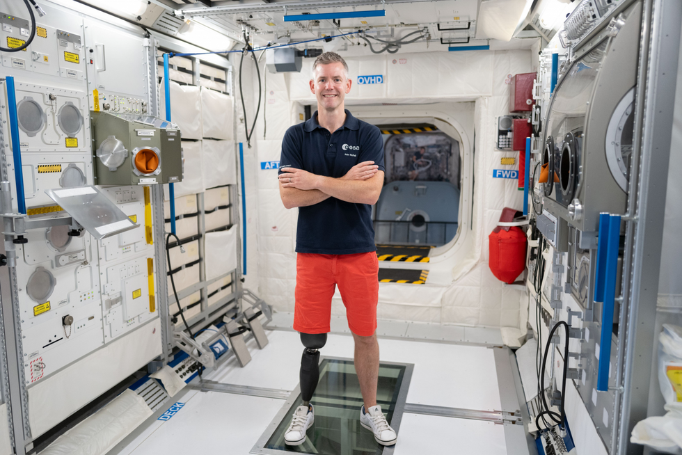 John McFall is the ESA’s first parastronaut and the first person with a physical disability to be medically certified for an ISS mission.
