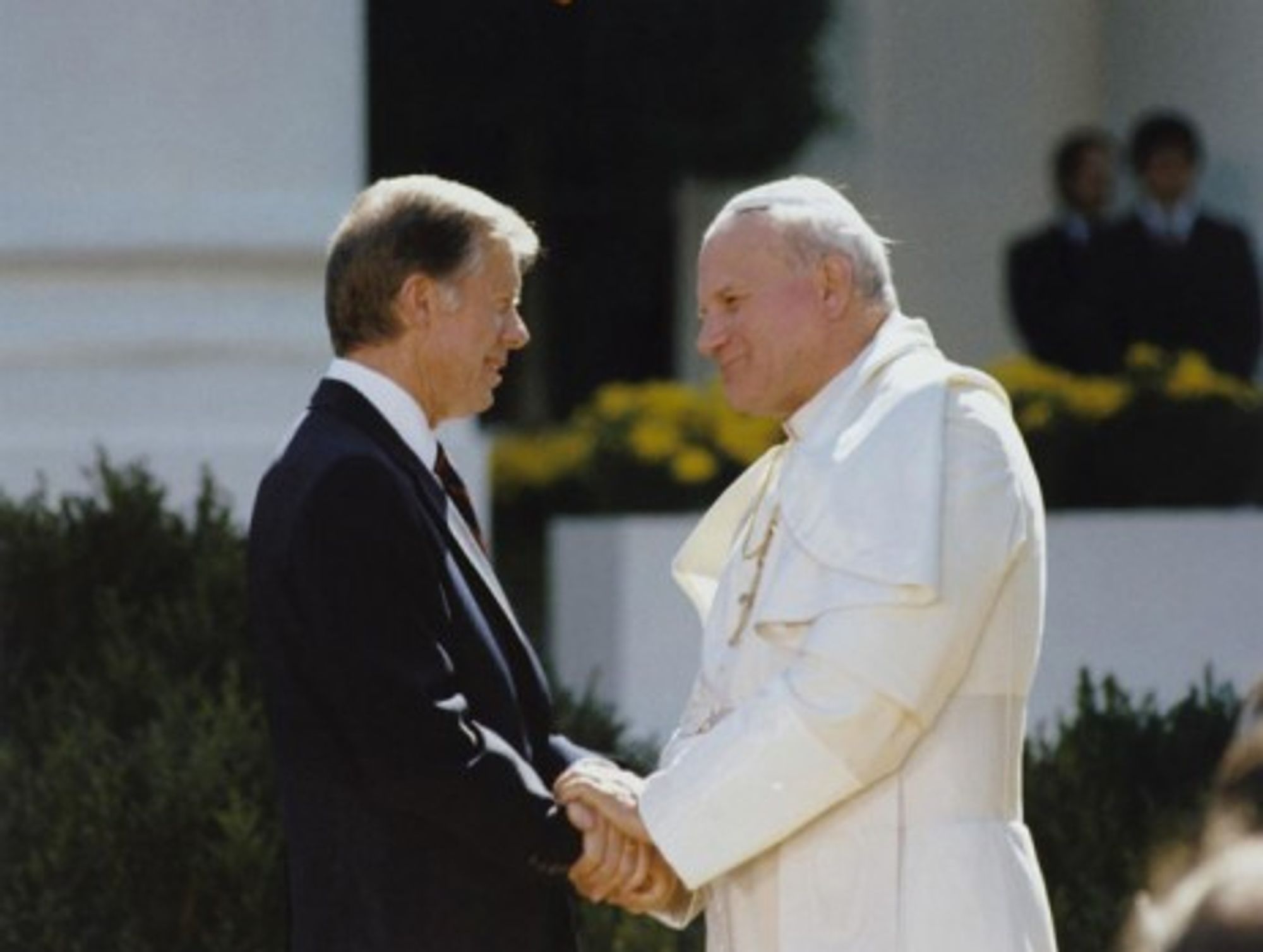 John Paul II and Jimmy Carter in another era (Marion Doss)