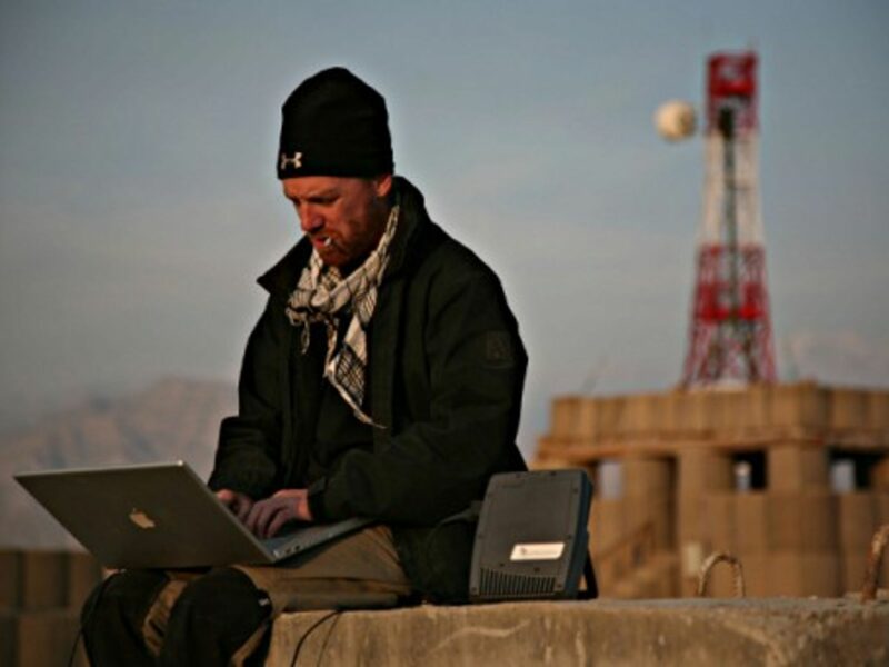 Journalist and photographer Jeremy Kelly files pictures from Surobi, eastern Afghanistan, in December 2009.