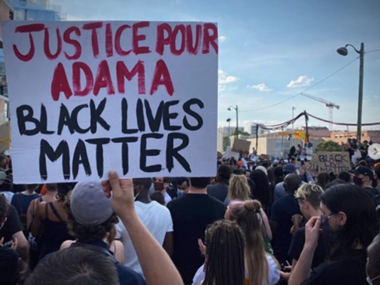 June 2 BLM protest in Paris