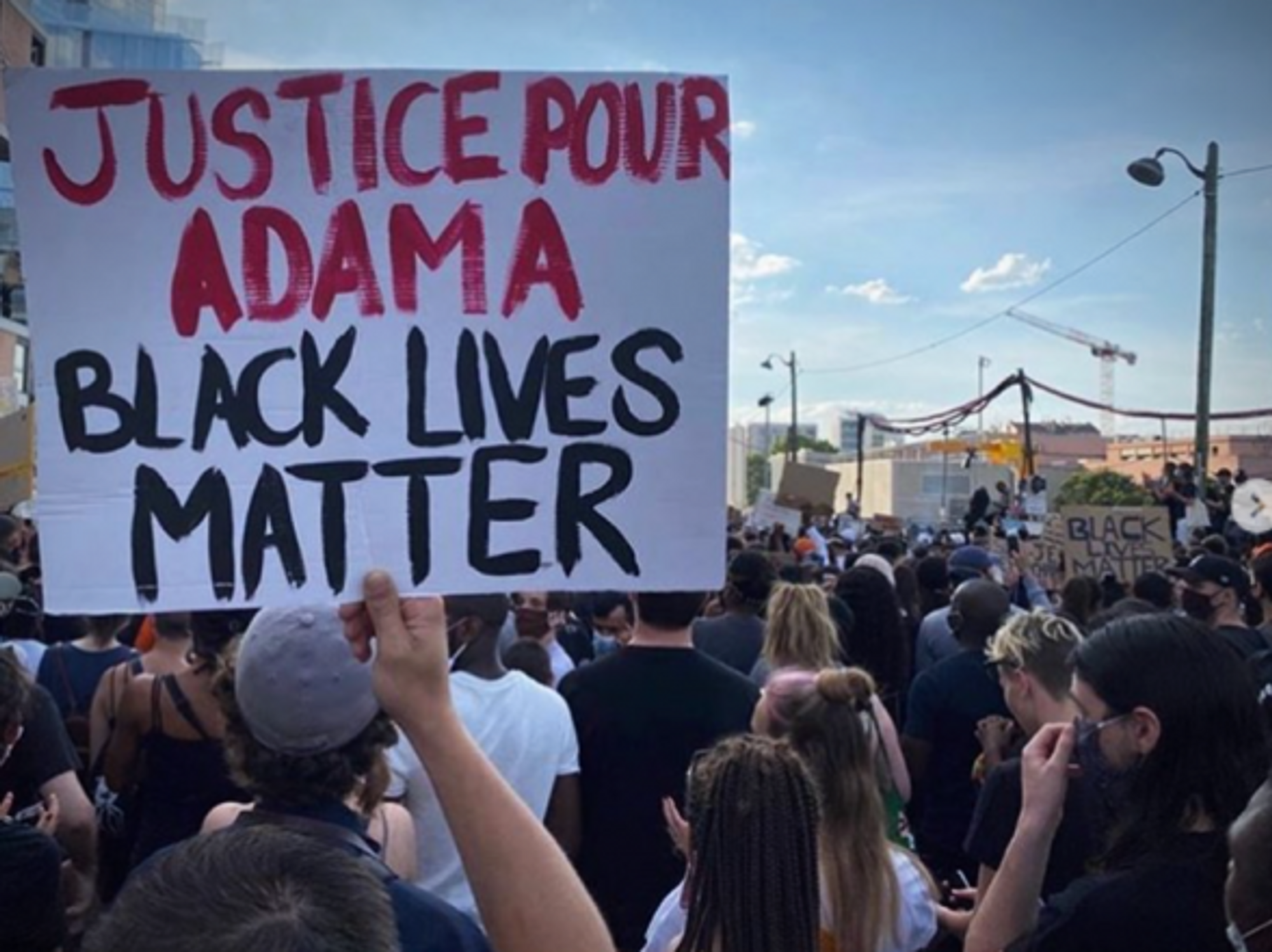 June 2 BLM protest in Paris