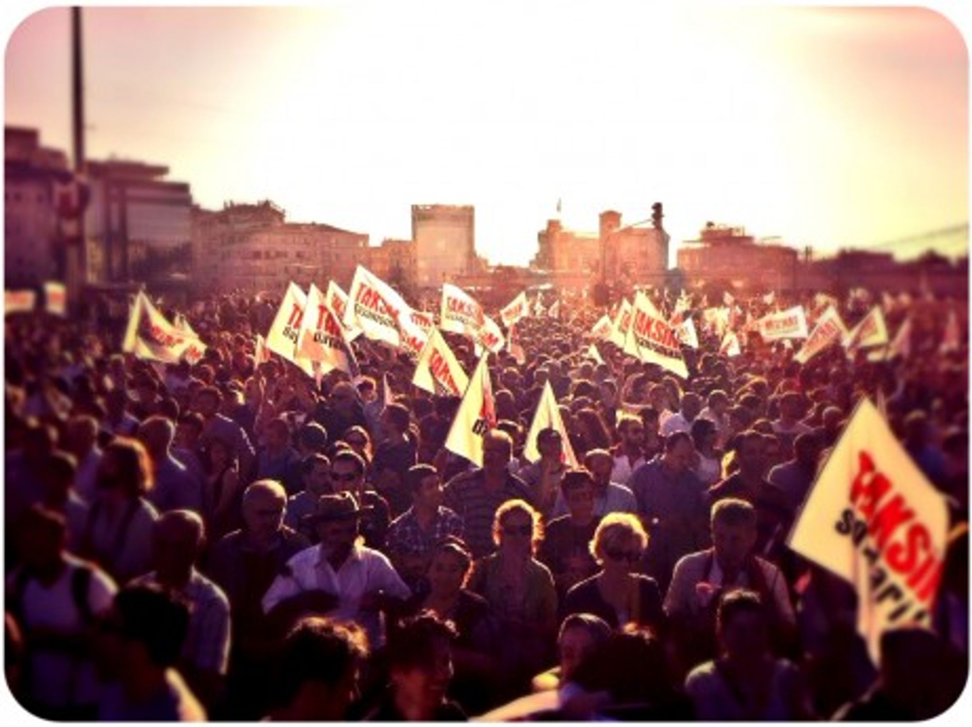 June 22 protests in Istanbul's Taksim Square