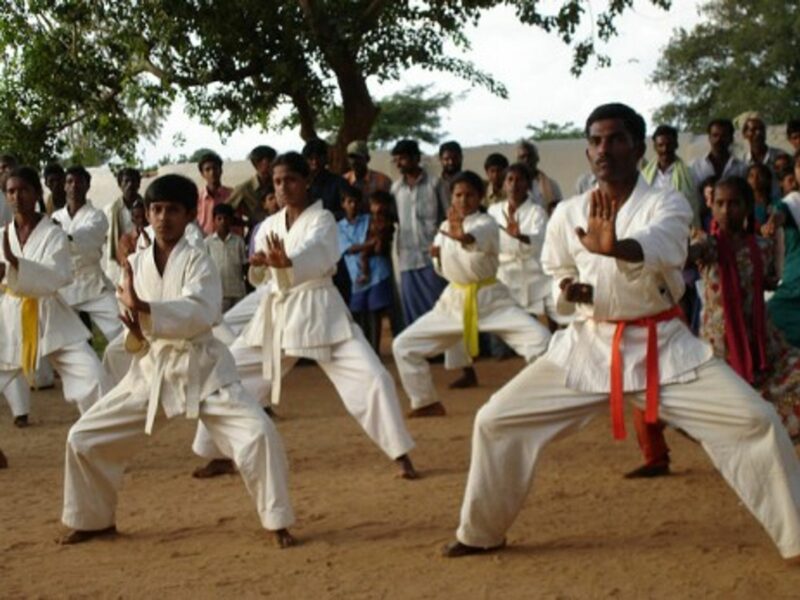 Karate lessons in India