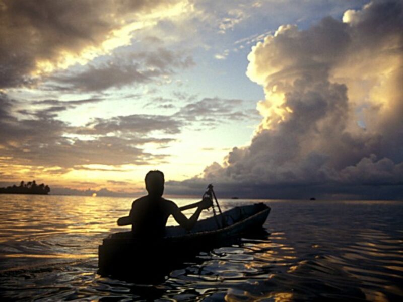 Kayaking in Utila, Honduras