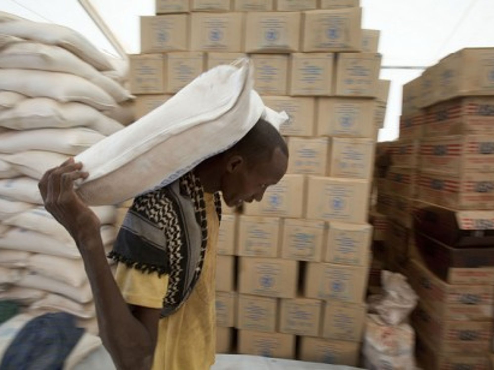 Keeping the stock moving in Ethiopia's Kobe refugee camp (Giro555SHO)
