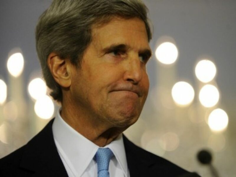 Kerry blamed Israel for undermining the recent attempts at peace.