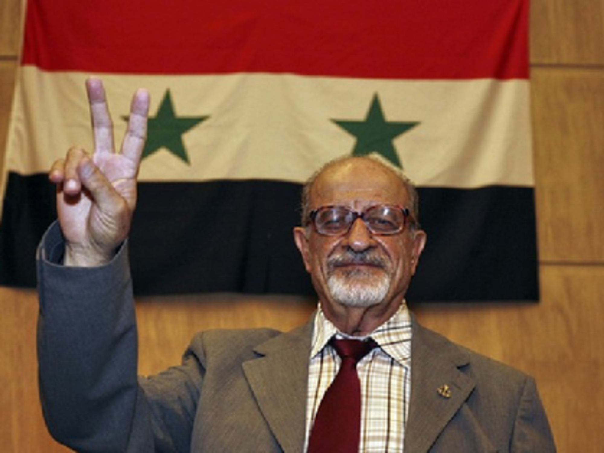 Key player in the Syrian opposition, Haitham al-Maleh (Freedom House)
