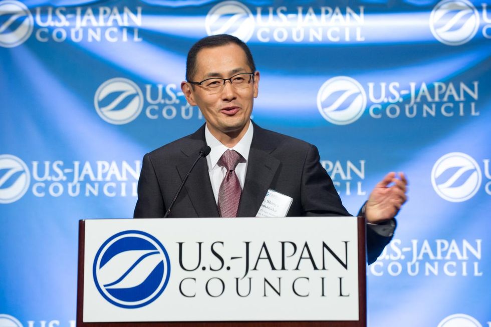 Keynote Speaker Dr. Shinya Yamanaka at the U.S-Japan council in 2013.